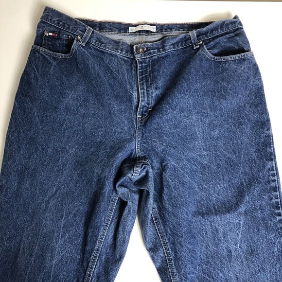 VTG TOMMY HILFIGER WOMEN'S PLUS SIZE 18 INSEAM 28 DENIM JEANS L31 - Picture 5 of 8